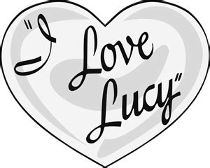 I Love Lucy Logo PNG Vector