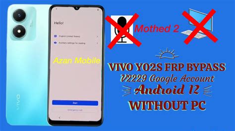 Vivo Y S Frp Bypass V V Google Account Lock Bypass Android