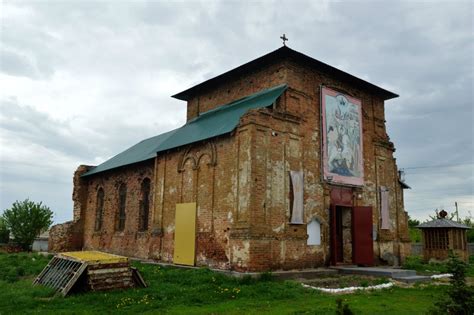 Пухово (Лискинский район). Церковь Георгия Победоносца, фотография.