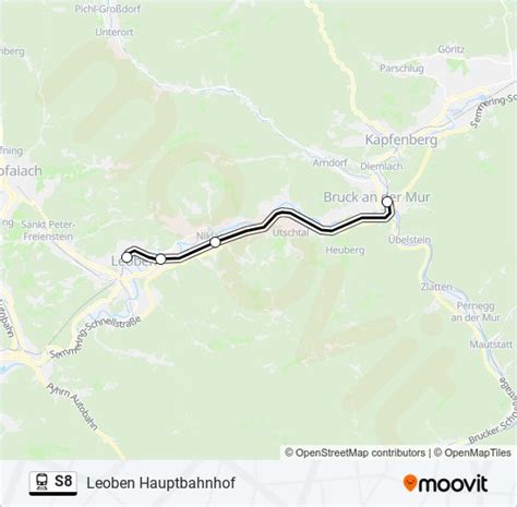 S Route Schedules Stops Maps Leoben Hauptbahnhof Updated