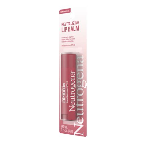 Neutrogena Revitalizing And Hydrating Lip Balm Treatment Spf 20 Sunny