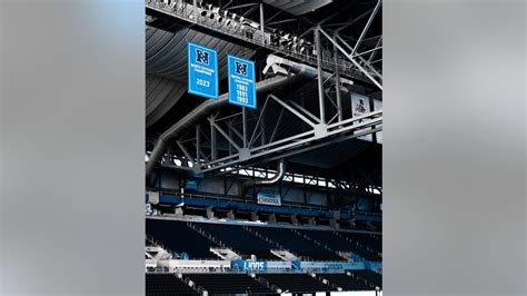 Detroit Lions hang NFC North champions banner at Ford Field | FOX 2 Detroit