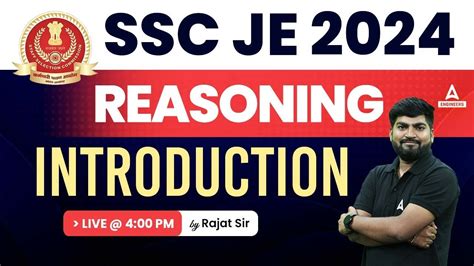 Ssc Je Reasoning Introduction Class Ssc Je Reasoning Classes