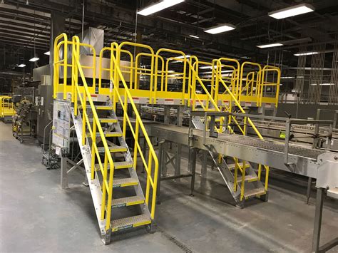 Erectastep Dual Stairs Crossover Manufacturing Plant Erectastep