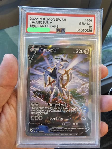 Arceus V Full Art Brillant Stars Pokemon Hobbies Toys Toys