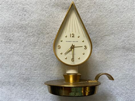 Phinney Walker 7 Jewels Swiss Made Vintage Wind Up Alarm Clock Etsy