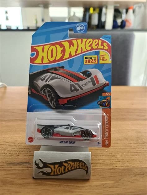 Hot Wheels Hw Track Champs Rollin Solo Long Card