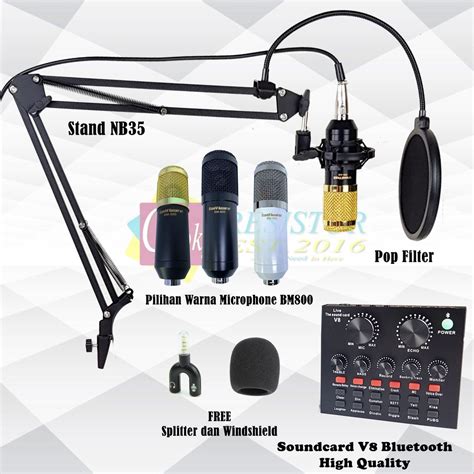 Jual PAKET SMULE Or LIVE STREAMING Or RECORDING Microphone Condenser