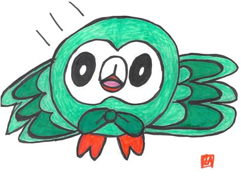 Shiny Rowlett by AgentofMischief on DeviantArt