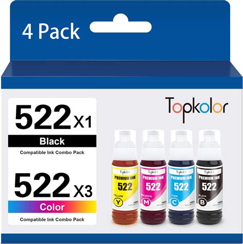 Amazon High Capacity Refill Ink Bottle Replacement For Epson