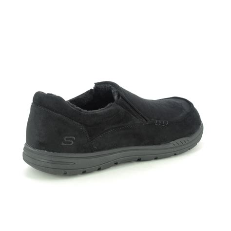 Skechers Expected X Larmen Blk Black Mens Slippers 66445