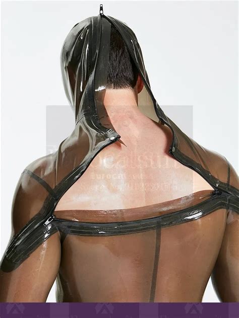 Latex Fetish Men Lingerie Sexy Full Mask Fetish Catsuit For Men Sexy Lingerie For Male Latex