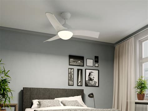 Ventilador De Techo Con Luz Motor Ac Inspire Aruba Blanco Cm