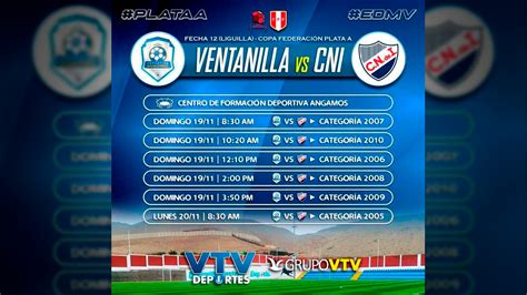 COPA FEDERACIÓN PLATA A PROGRAMACIÓN DEL FIN DE SEMANA POR VTV