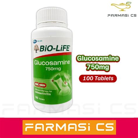 Bio Life Glucosamine 750mg 100s Exp032026 Bio Life Biolife Shopee