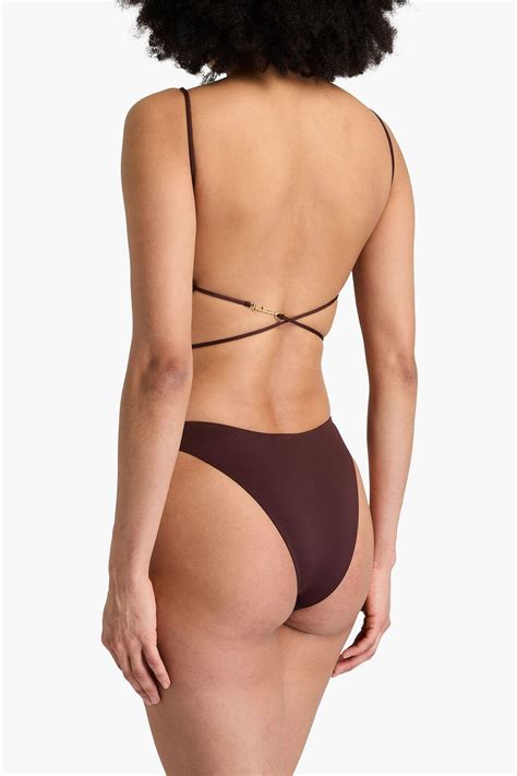 JACQUEMUS Le Bas De Maillot Signatu Bikini Top THE OUTNET