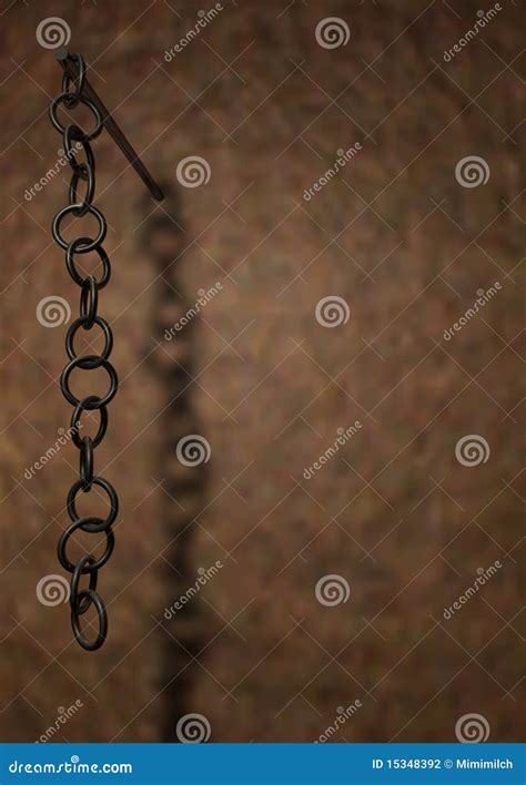 Chain on the Wall stock illustration. Illustration of hang - 15348392