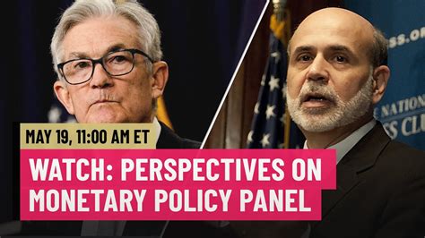 Federal Reserve Chairman Jerome Powell And Former Chairman Bernanke Discuss Monetary Policy