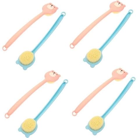 8 Pièces Brosse De Bain À Long Manche Brosse Nettoyante Pour Le Bain