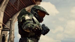 Halo TV Series Master Chief Halo Helmet Forest Ultrawide Wallpaper