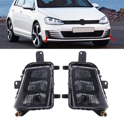 Amazon MotorFansClub Front Bumper Fog Lights Fit For Volkswagen