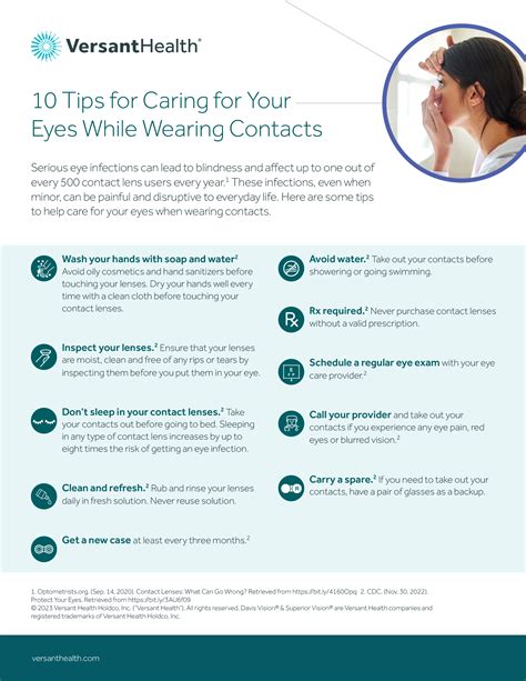 10 Tips for Caring for Your Eyes while Wearing Contacts - Versant Health