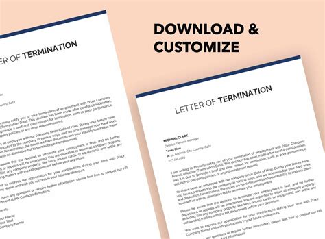 Termination Letter Termination Letter Template Termination With Sample Letter Termination