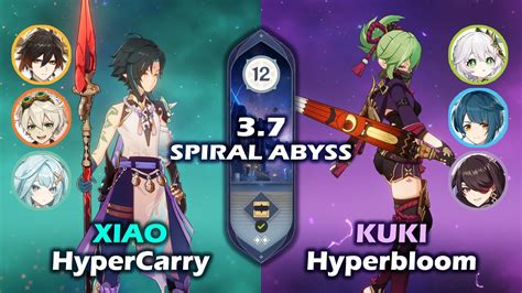 Spiral Abyss C Xiao Hypercarry C Kuki Hyperbloom Floor