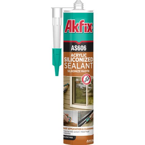 As Mastic Acrylique Silicone G Akfix