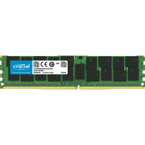 Crucial 16GB DDR4 2666 MHz RDIMM Memory Module CT16G4RFD4266 B H