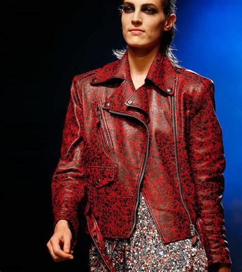 Jean Paul Gaultier Leather Jackets Spring 2014 Womenswear I Love