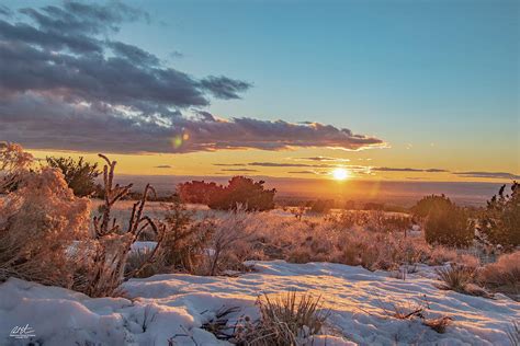 Winter Desert Sunset Photograph By Richard Estrada Pixels