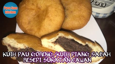 Resepi Kuih Pau Goreng Inti Kacang Merah Kuih Piang Versi Sabah