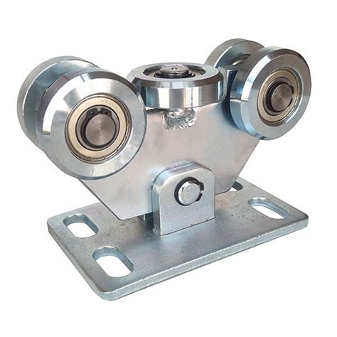 X Galvanized Steel Sliding Cantilever Gate Support Carriage Wheel