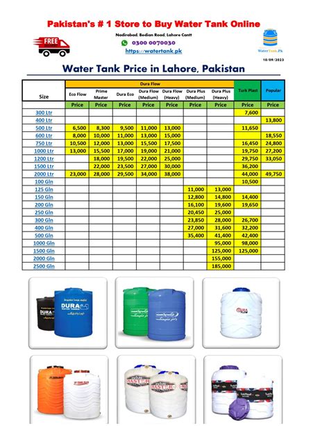 Water Tank Price in Pakistan | Discounted Rates 🤩