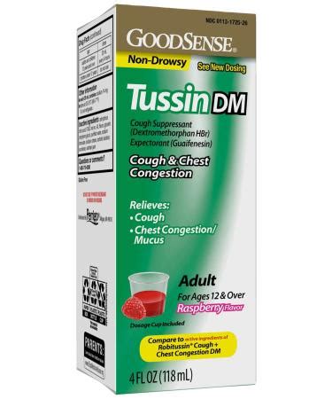 Goodsense Tussin Cough Syrup Dm Cough And Chest Congestion Relief