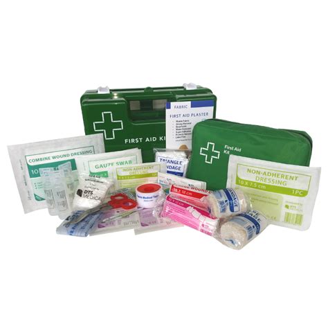 Workplace First Aid Kit Wall Mount In Plastic Box Meditrain First