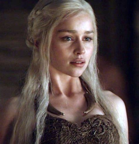 Daenerys Targaryen Stormborn Mother Of Dragons The Unburnt Actress Emilia Clarke From