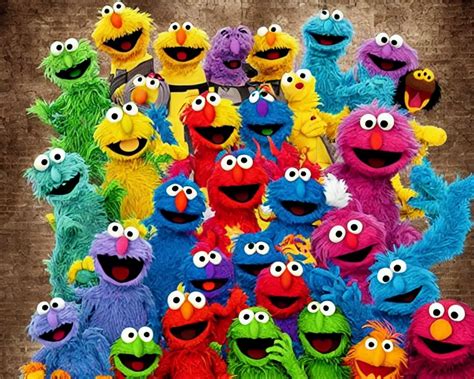 Sesame Street Characters Wallpaper