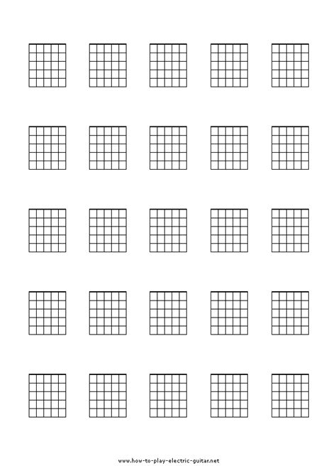 Free Blank Guitar Chord Charts Printable 31040 The Best Porn Website