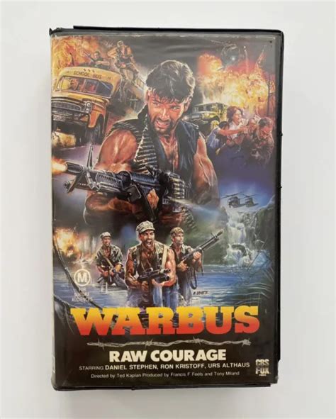 War Bus Vhs Cbs Fox Video Big Box Ex Rental Tape Italy Philippines