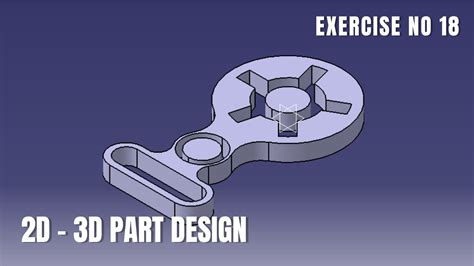 CATIA Design For Beginners Exercise 18 I Catia V5 Tutorial Exercise I