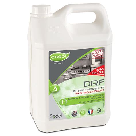 DRF DETERGENT DESINFECTANT SANS RINCAGE ECOCERT 750ML MBHPG