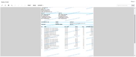 Issue Sales Order Default Acumatica Report Printing In Pages