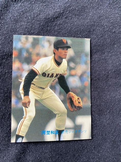 Yahooオークション カルビー プロ野球カード 81年 No353 河埜和正