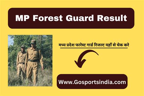 Mp Forest Guard Result 2024 मध्य प्रदेश फारेस्ट गार्ड रिजल्ट 2024