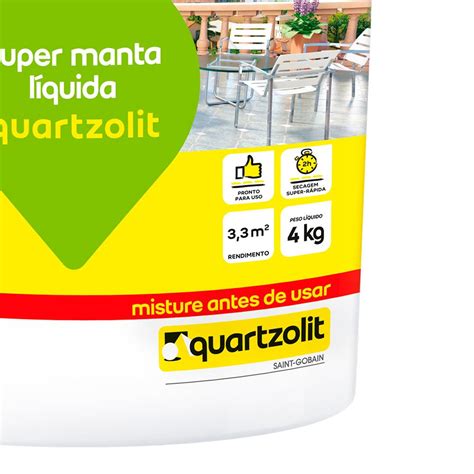 Impermeabilizante Branco Super Manta L Quida Kg Quartzolit