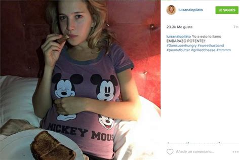 Embarazo Potente La Foto De Luisana Lopilato Con Una Prominente