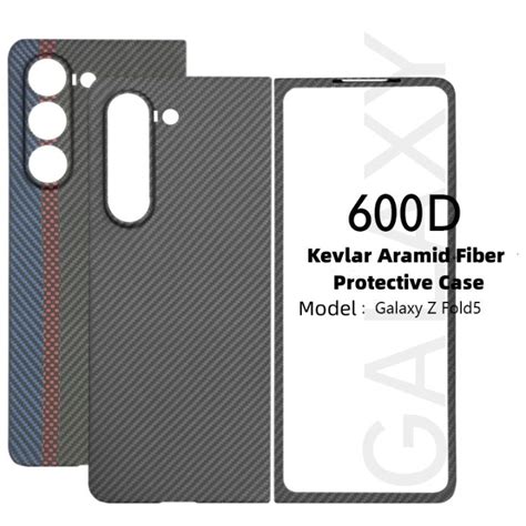 Kevlar Carbon Fiber Phone Case For Samsung Galaxy Z Fold 5 Luxury Ultra