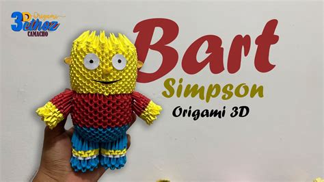 Bart Simpson En Origami 3D Bethoz Camacho YouTube